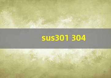 sus301 304